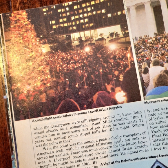 '80 John Lennon Time Magazine When the Music Died Dec 1980 John Lennon Death - Picture 10 of 14